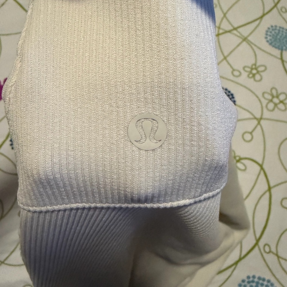 Lululemon Ribbed Softstreme Flared Pant (Bone) - Picture 3 of 7